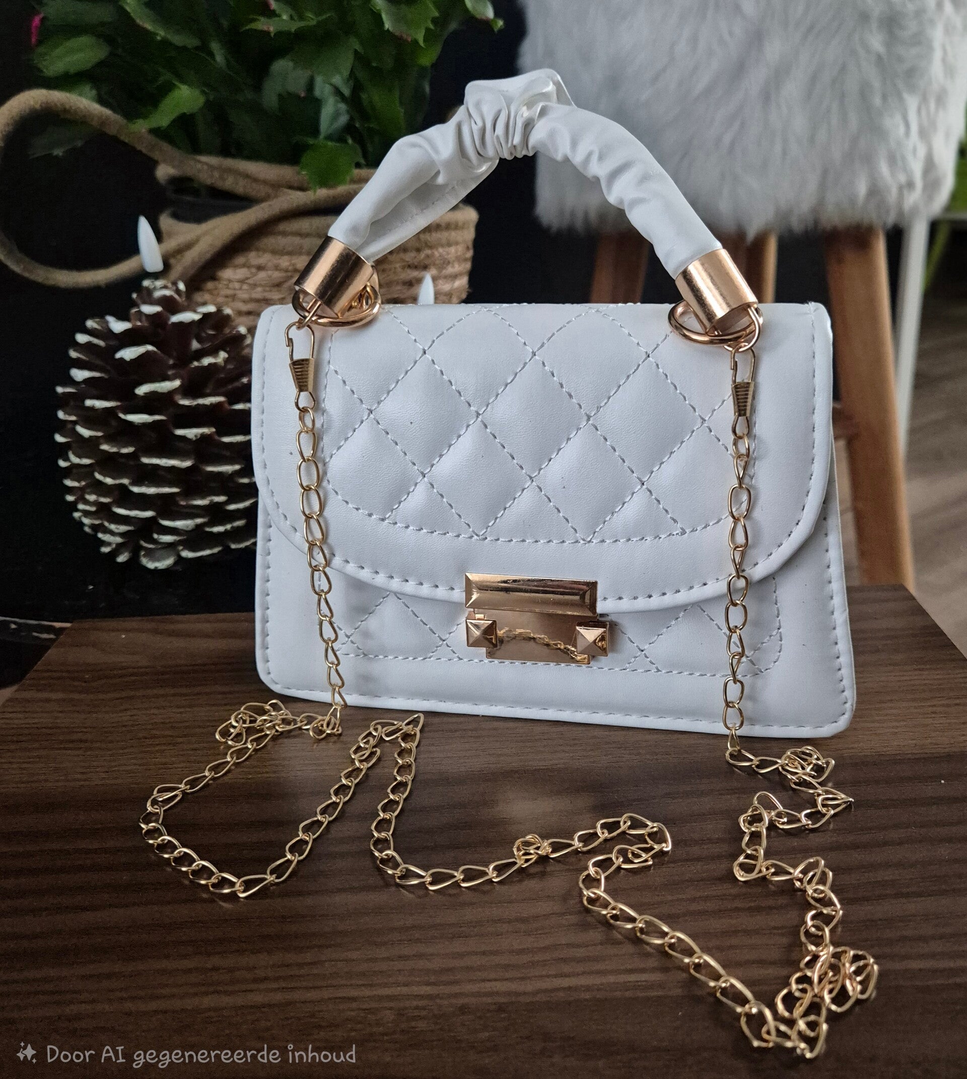 Dames Handtas Chique Wit
