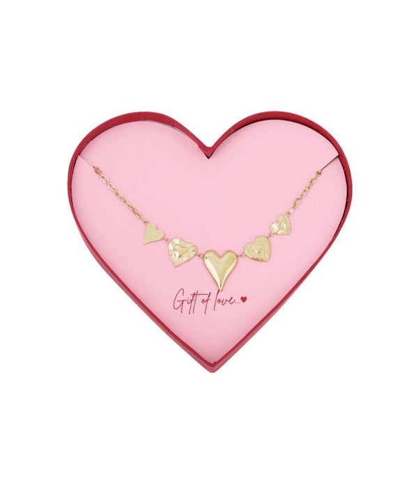 Bedel Ketting love - Stainless steel