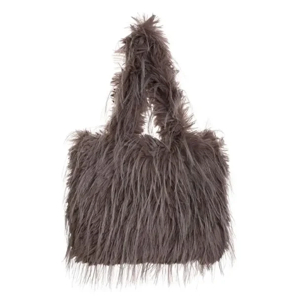 Fluffy Tas - Camel