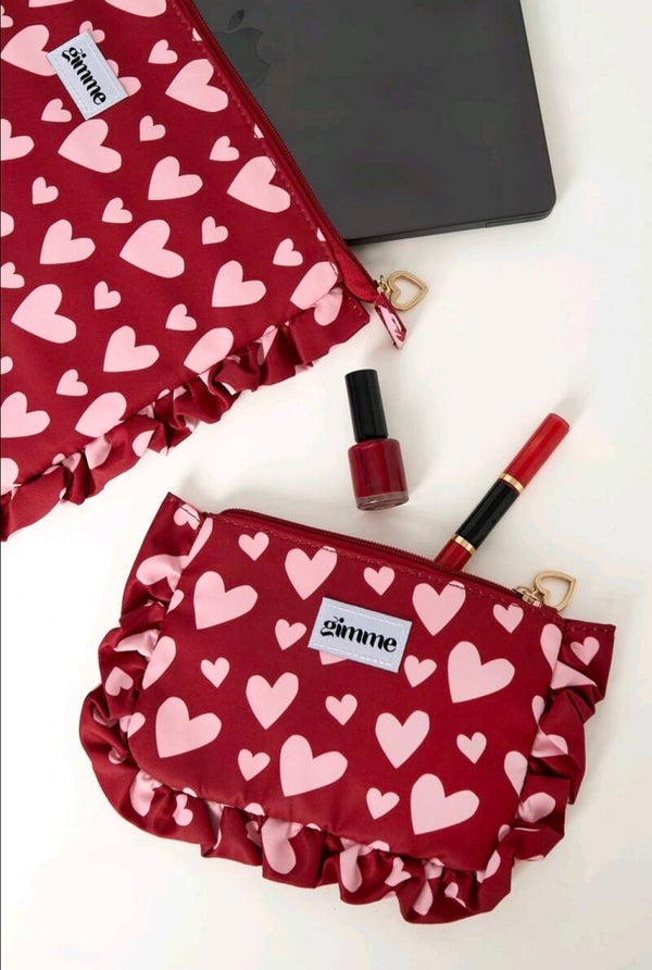 Gimme Make-Up Tasje - hartjes