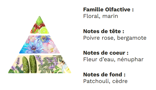 Bougie Parfumée - Fleur d'eau💧🌿