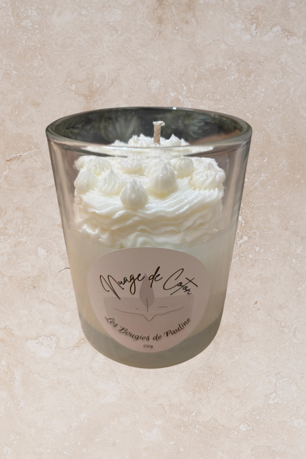 Bougie Parfumée - Nuage de Coton☁️🌿