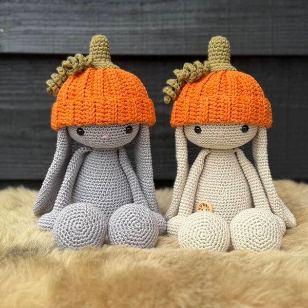 GRATIS Haakpatroon Pumpkin Muts Konijn Bibi