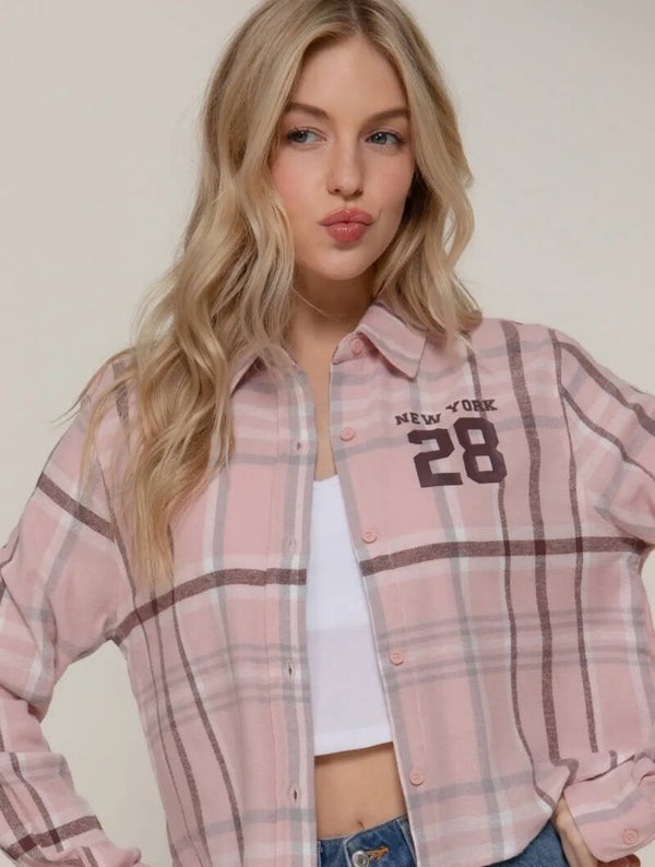 Anette - Geruite blouse “New York”