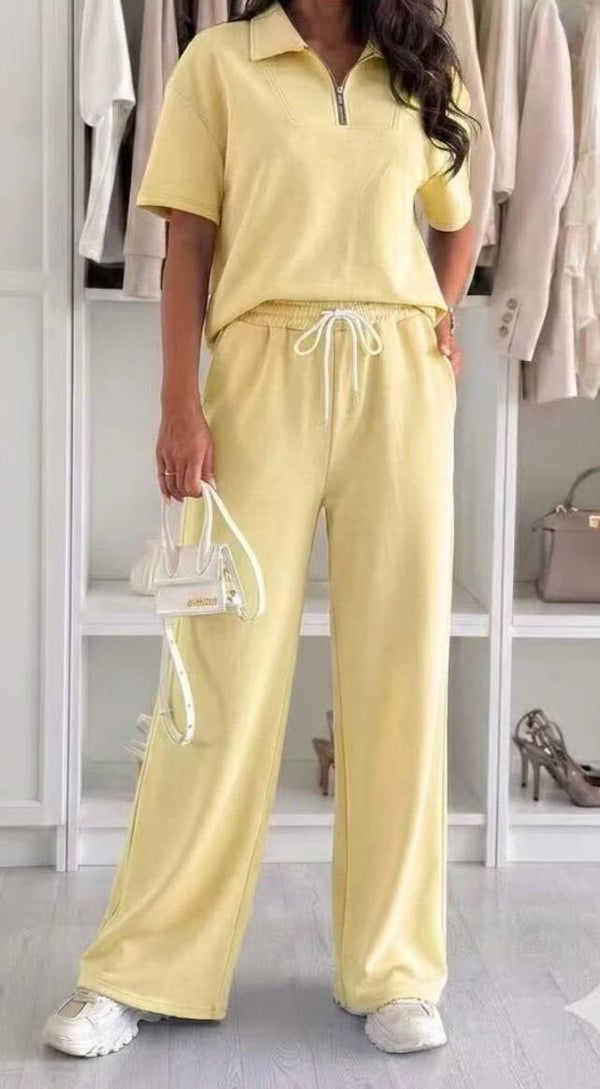 Anaïs - Lounge Set met Polo Top