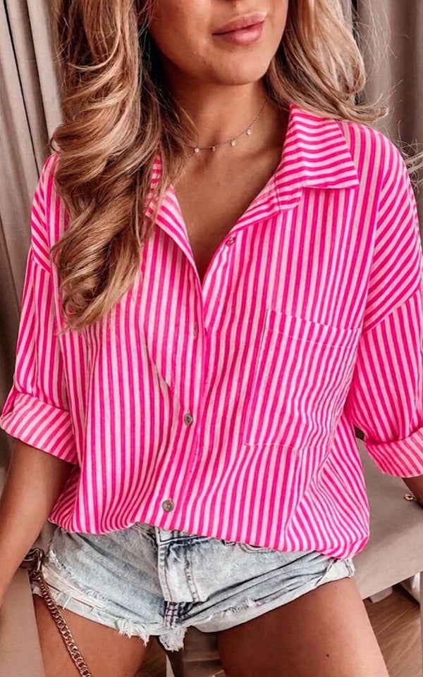 Anaïs - Gauze Striped Blouse 🌸