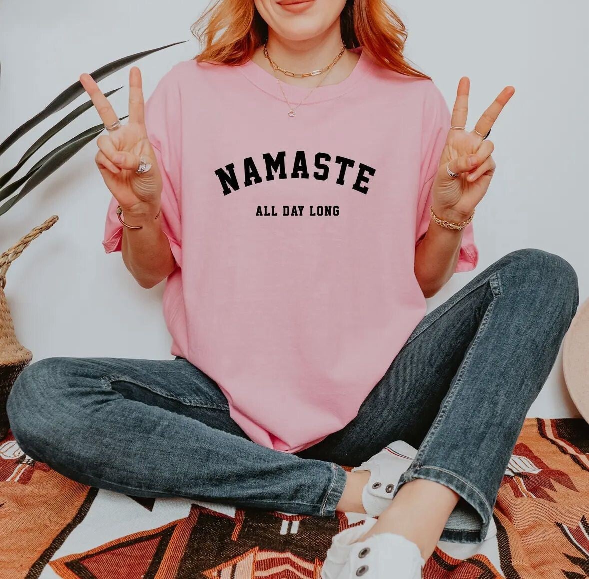 Namaste T-shirt – All Day Long