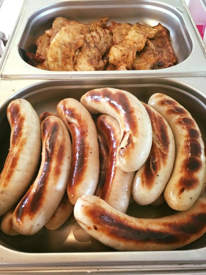 zelfgemaakte witte worst