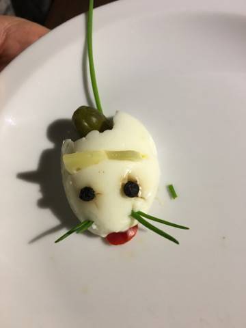 muis met bieslook kaas