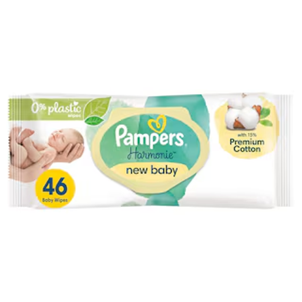 Pampers Harmonie New Baby Billendoekjes – 46 stuks
