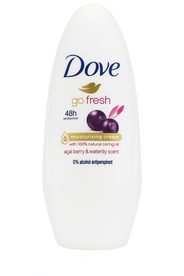 Dove Go Fresh Deodorant Roller – Açaí Berry & Waterlily – 50 ml