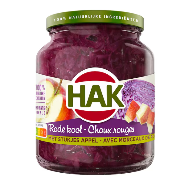 HAK Rode kool met stukjes appel