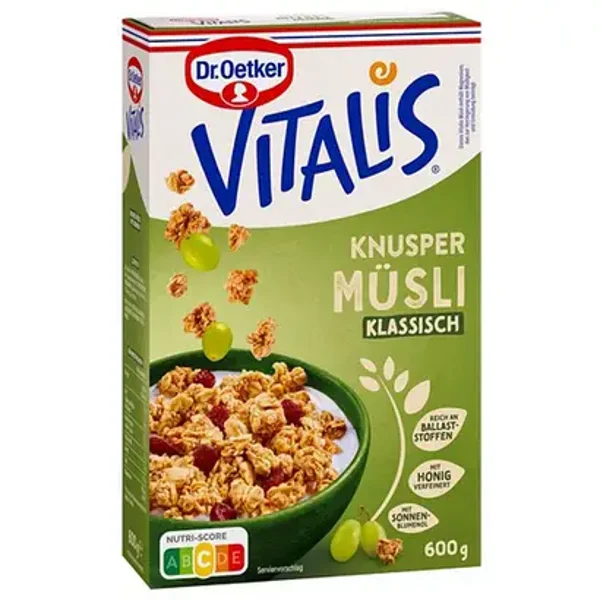 Dr. Oetker Vitalis Knusper Müsli Klassisch – 600 g