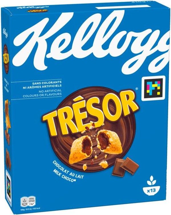 Kellogg’s Trésor – Granenontbijt met melkchocoladevulling