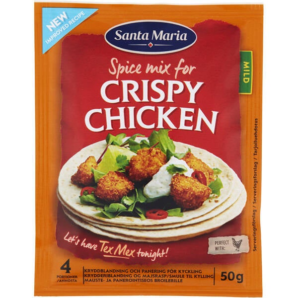 Santa Maria – Spice Mix for Crispy Chicken (50 g)