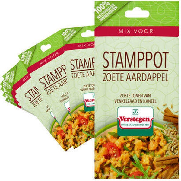 Verstegen – Mix voor Stamppot Zoete Aardappel (12 g)