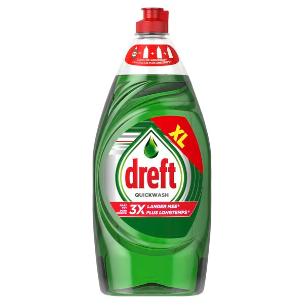 Dreft Afwasmiddel Quickwash XL – 3x langer mee