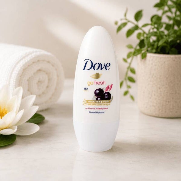 Dove Go Fresh Roll-On Deodorant – Acai Berry & Waterlily