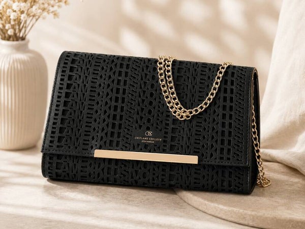 🖤 Oriflame Exklusiv Handtas – Elegant & Tijdloos