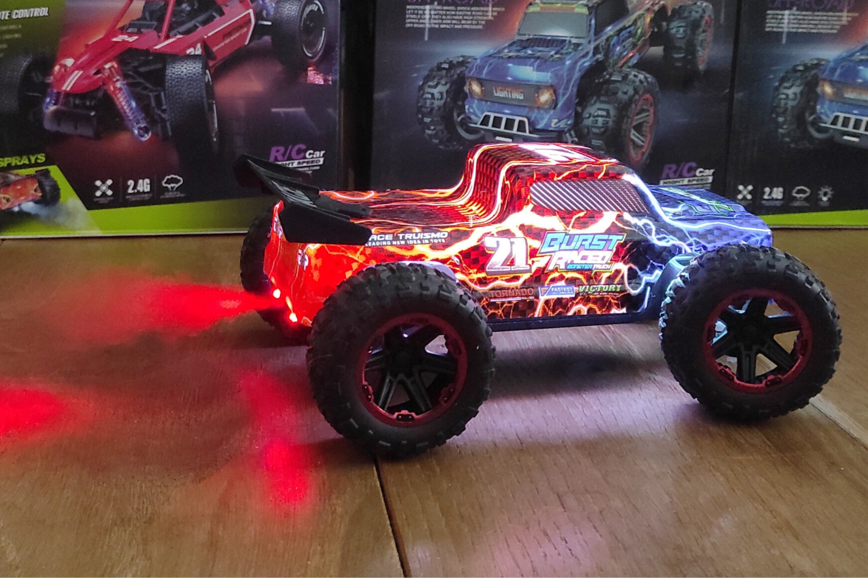 RC-Car mit Sprühnebel-Effekt