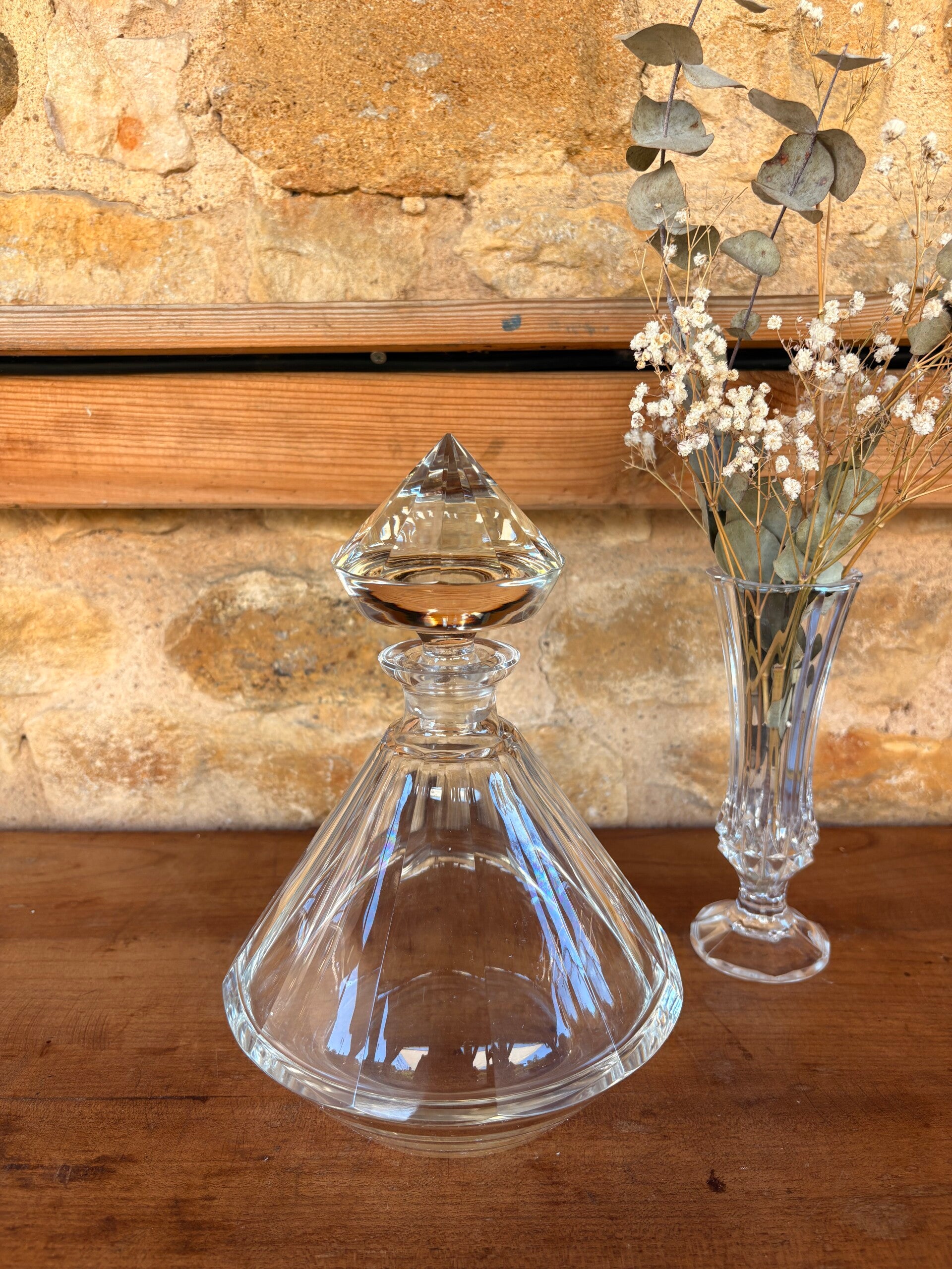 Carafe à spiritueux en cristal