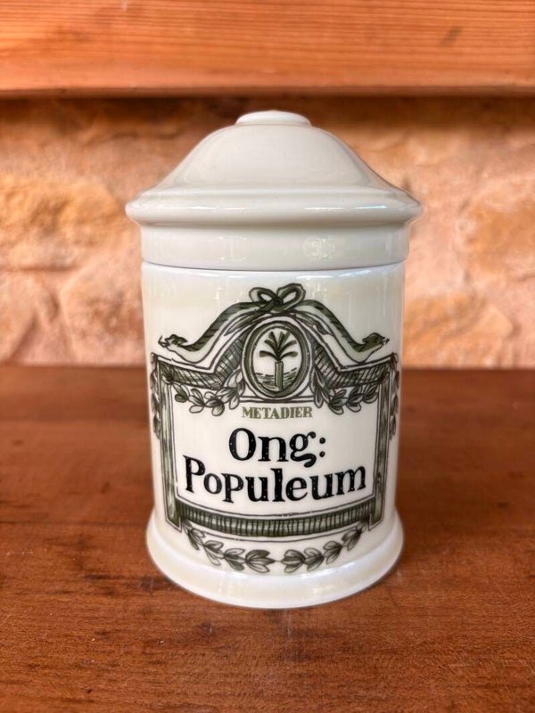Pot d’apothicaire en porcelaine de Limoges – Tharaud