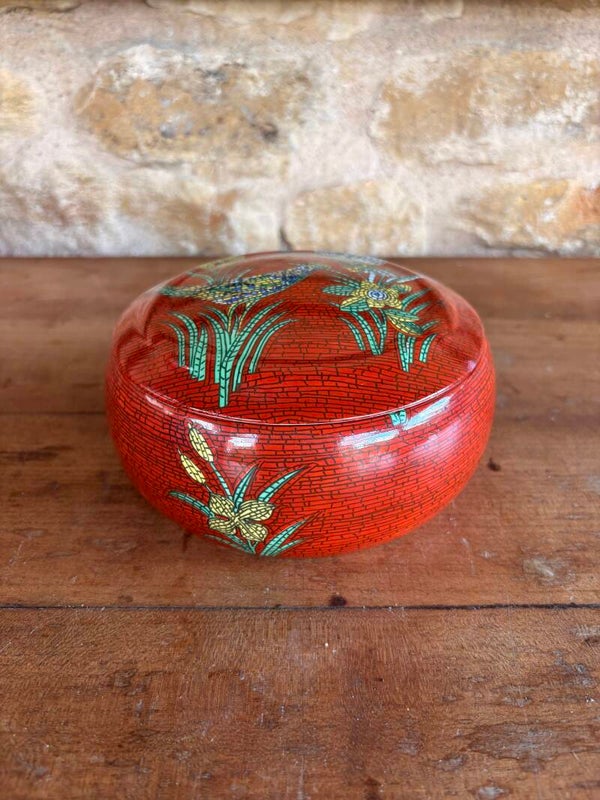 Boîte décorative Lancel – oiseaux & fleurs