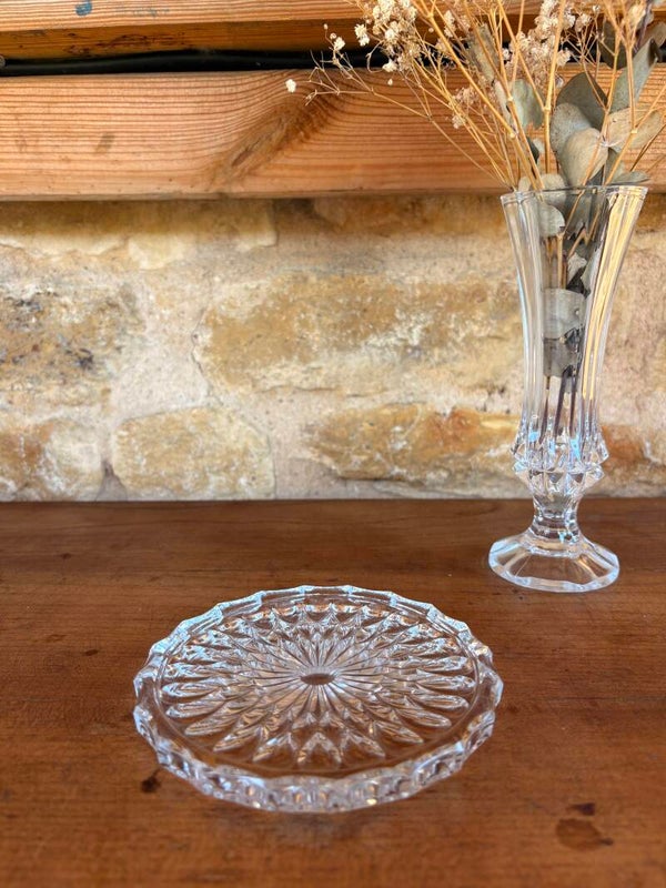 Dessous de bouteille en cristal