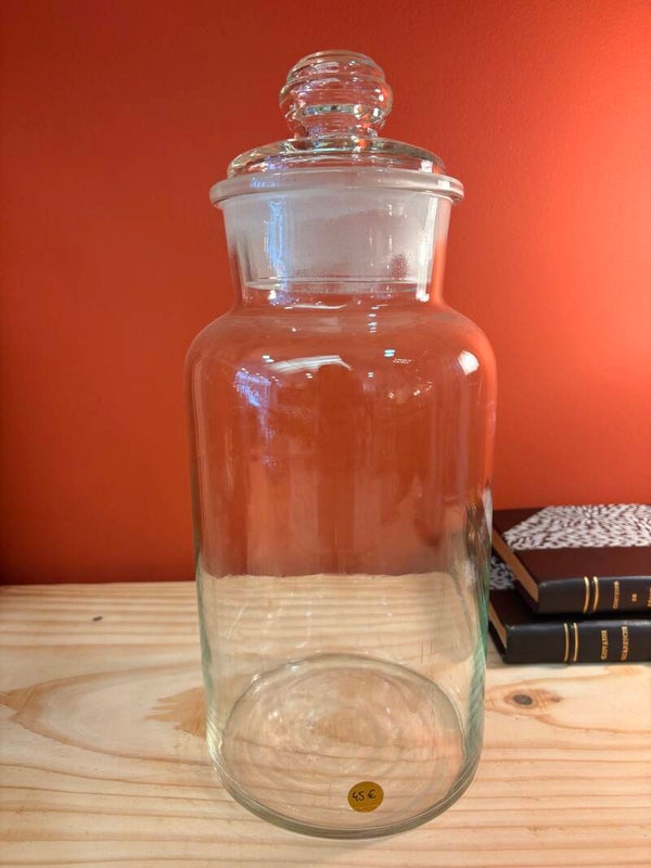Grand bocal ancien en verre
