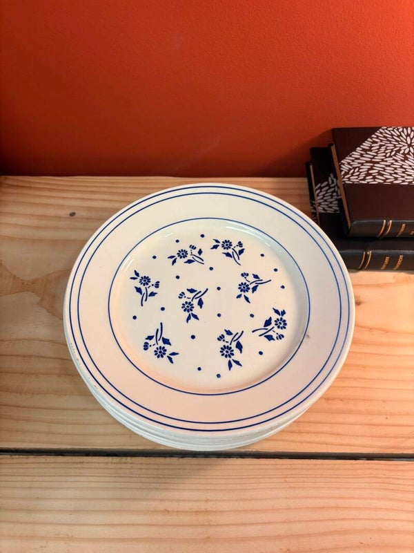 9 assiettes anciennes dépareillées – K&G Lunéville
