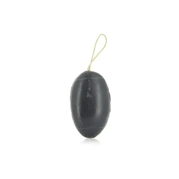 Savon Galet au Charbon végétal actif 155 g avec corde