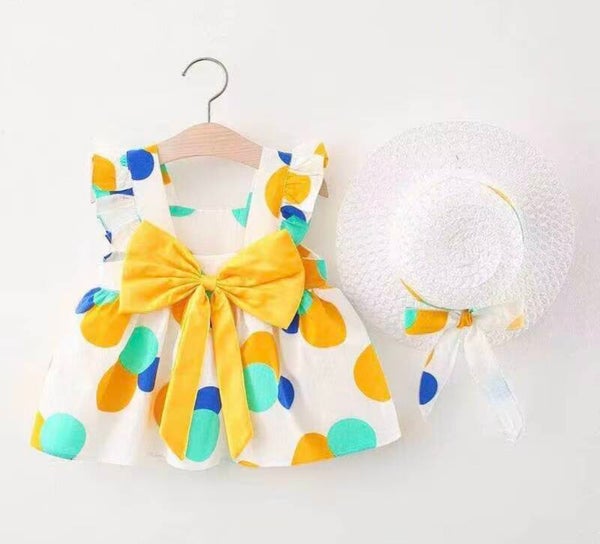 polka dot baby dress