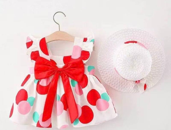 polka dot baby dress