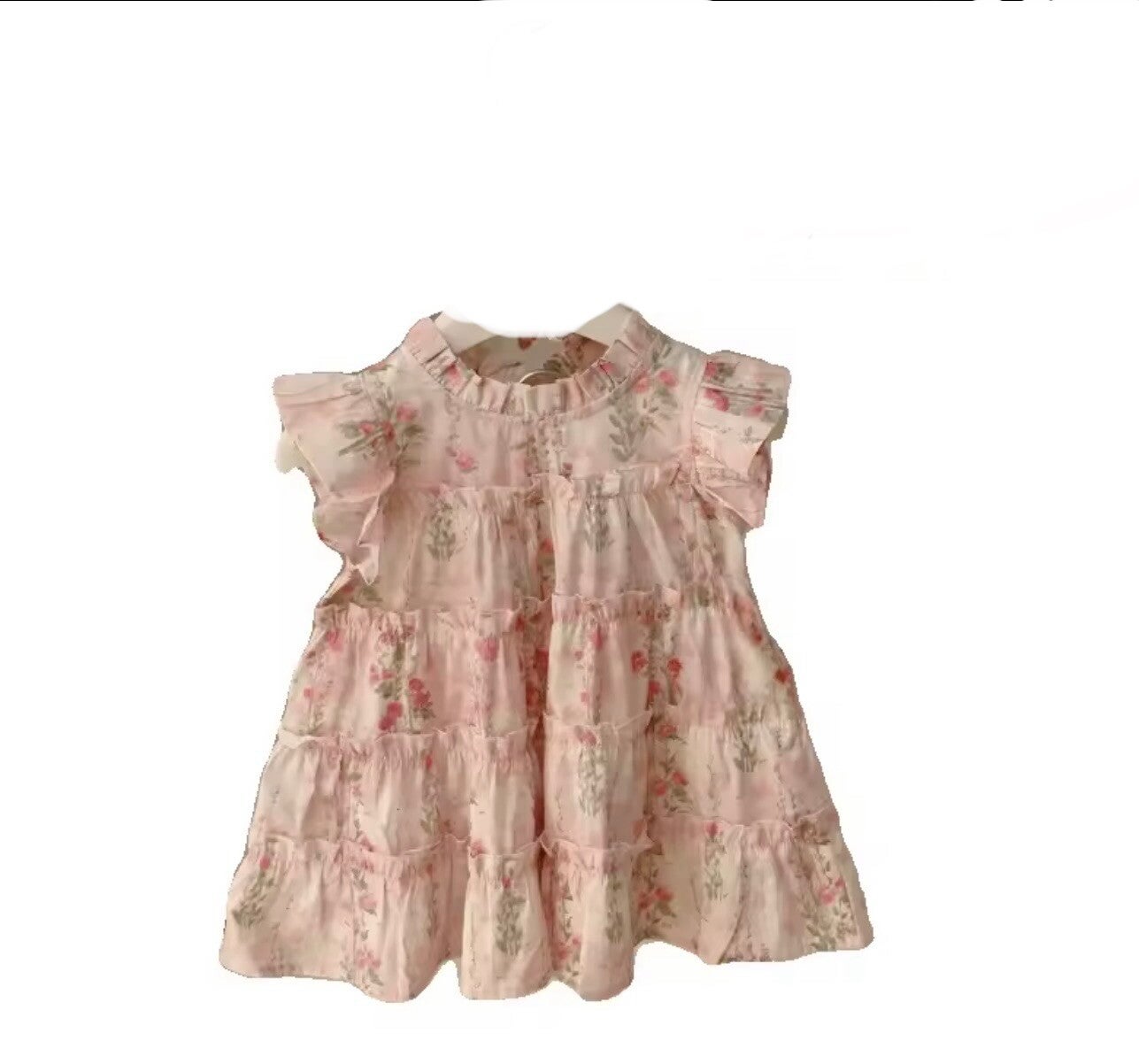 pink flowery dress