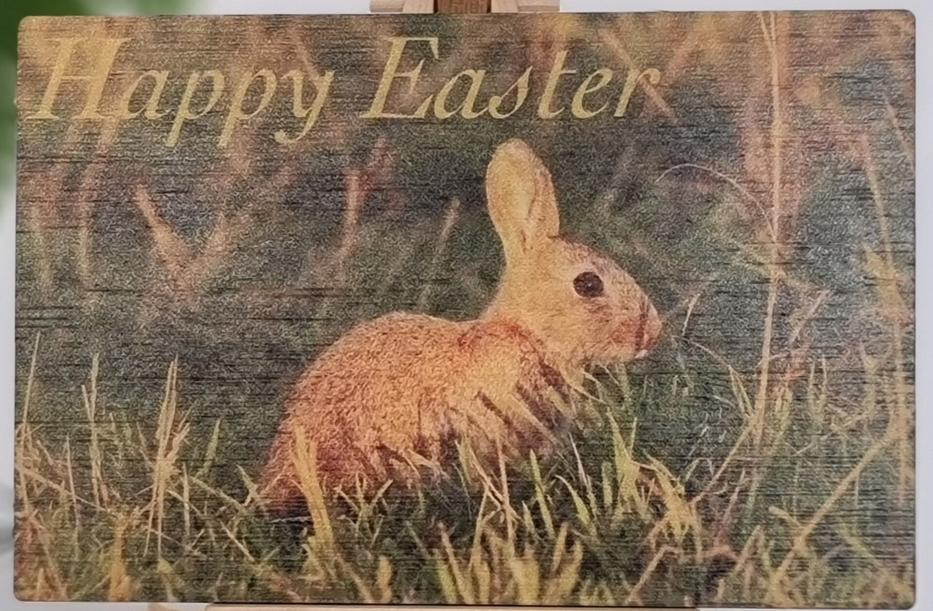 Bamboo Wood Easter Cards