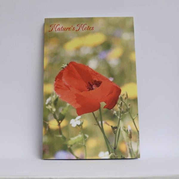 Perfect Bound A5 Notebook - Red Poppy