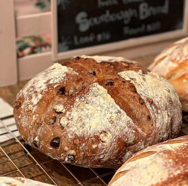 Cranberry Walnut Sourdough Loaf