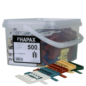 HAPAX assort. cales bardage 40x55