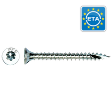 Vis pro pr panneau en bois aggloméré PFS - Filet total, six lobes