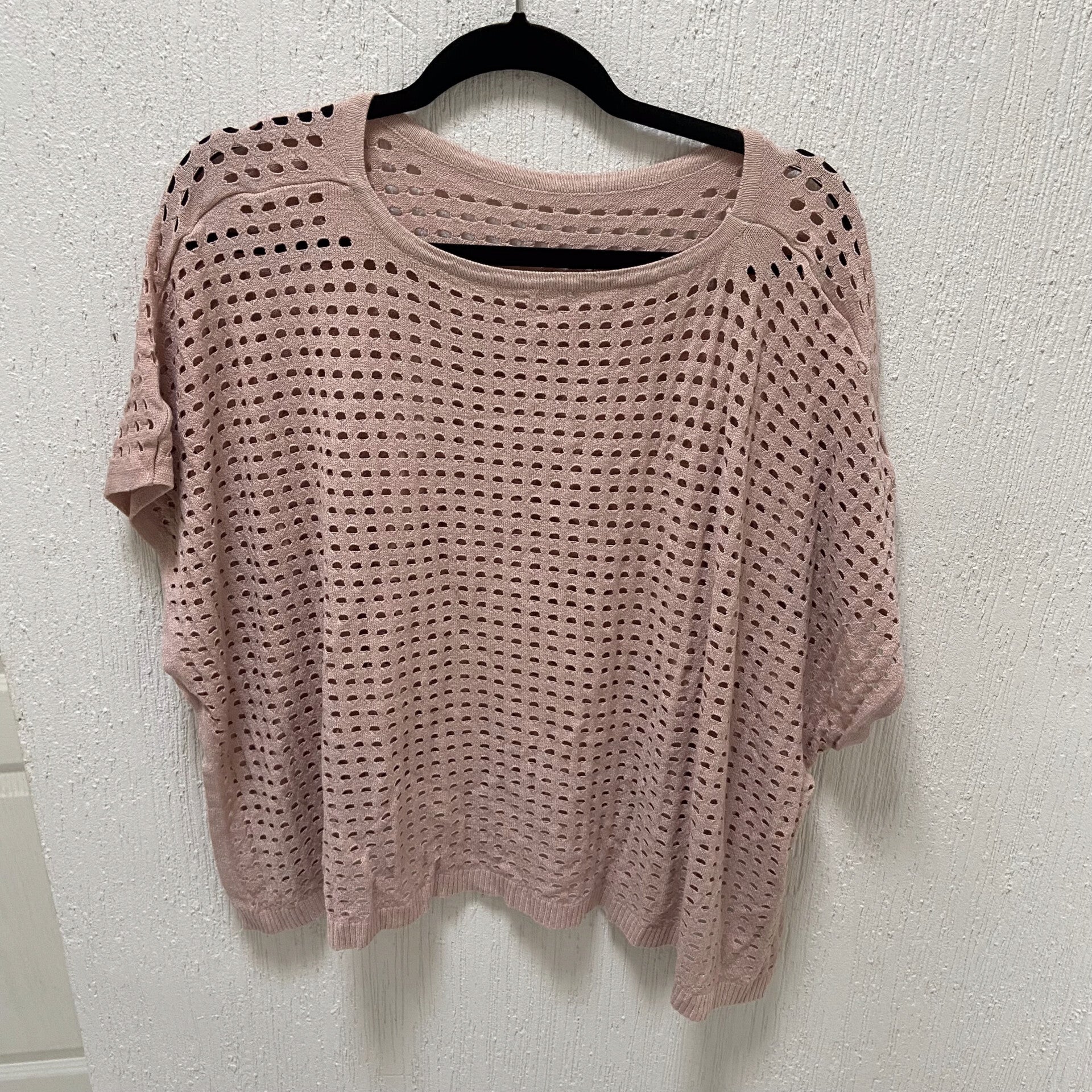 Blusa agujeros mangas 3/4