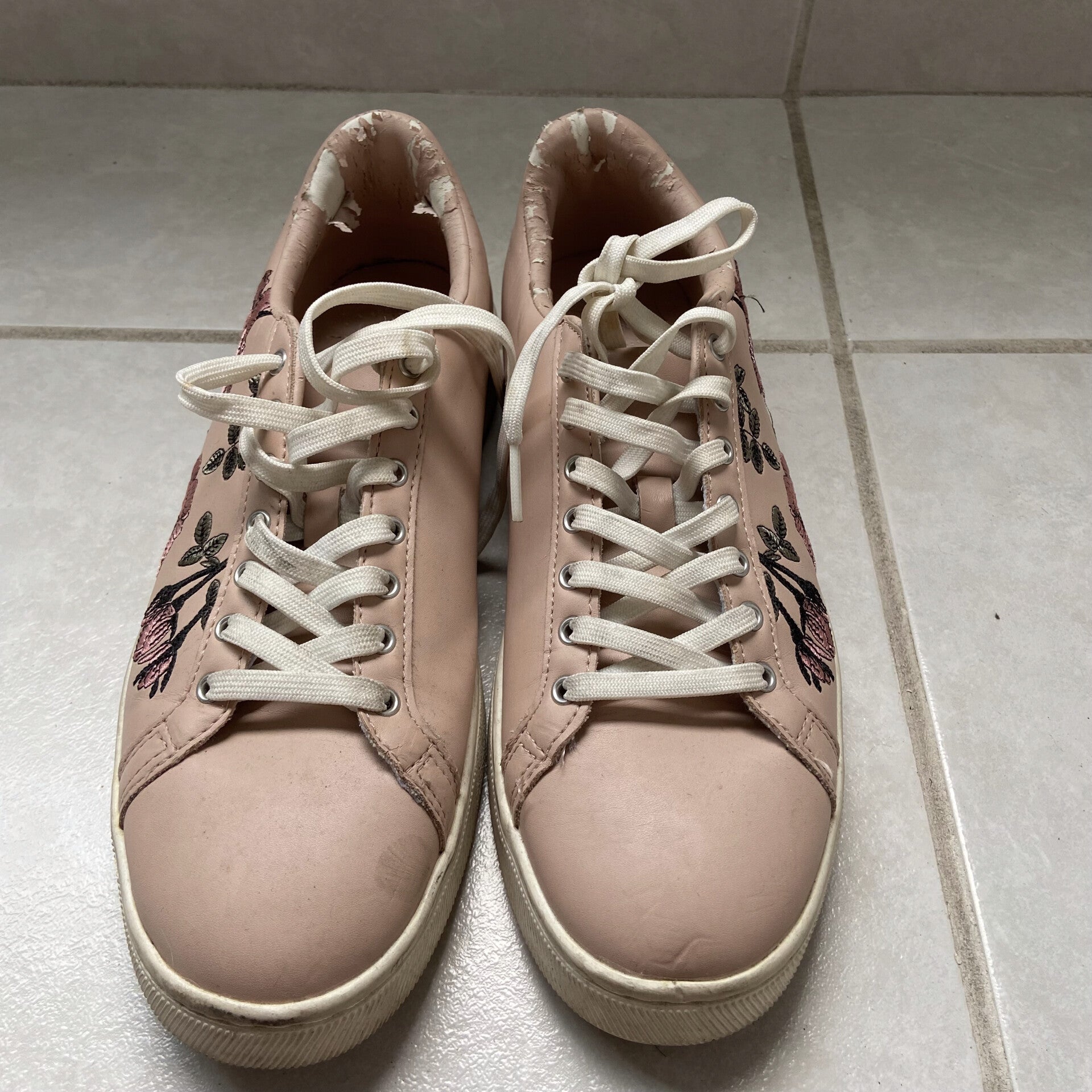 Tenis Casual Mujer PULL&BEAR bordado