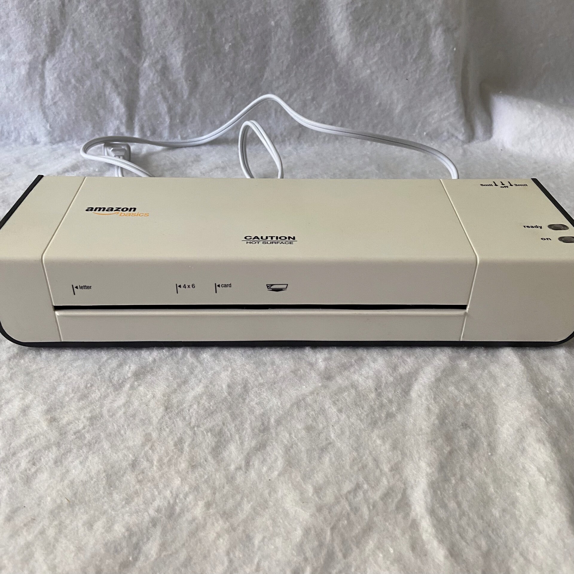 Máquina laminadora térmica Amazon Basics