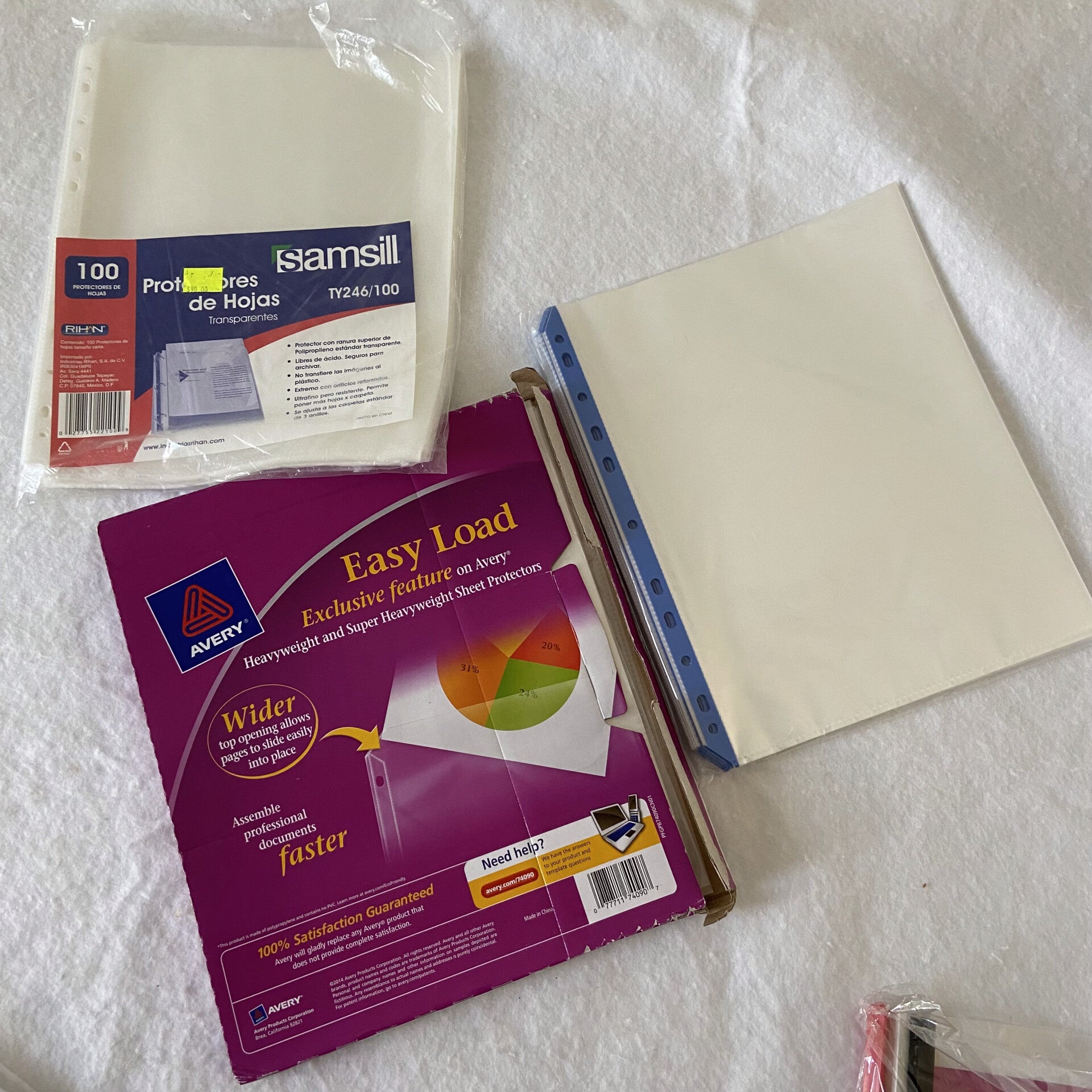 Protectores hojas