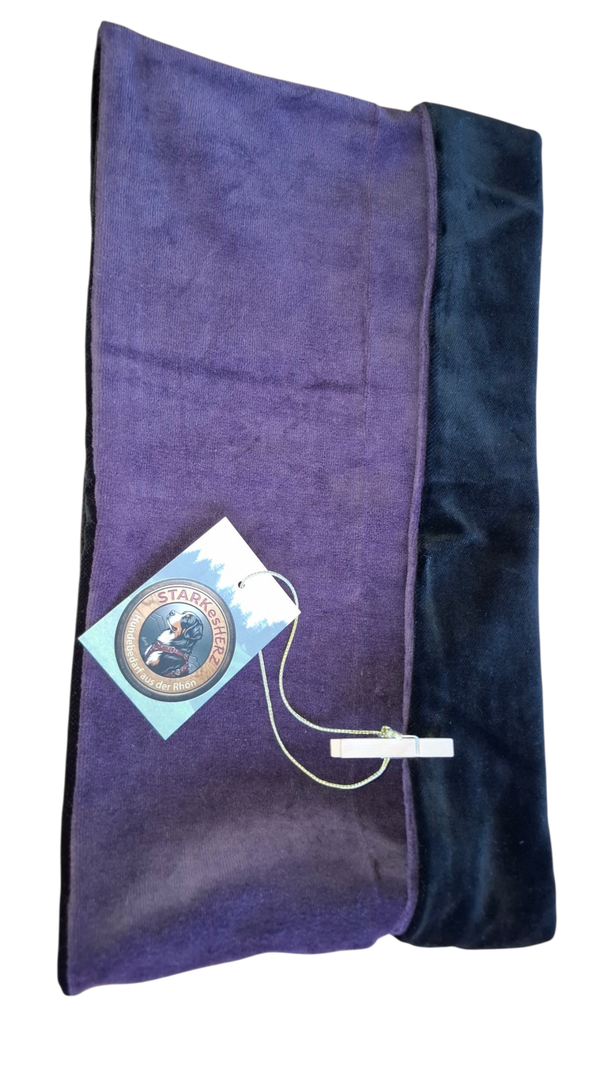 ⚡ UNIKAT vom gold’nen Tisch: Rhöner Wende-Loop "Lila-Schwarz"