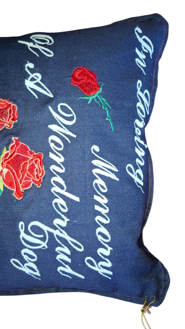 ⚡ UNIKAT vom gold’nen Tisch: Memory-Kissen „Unvergessen“ (30x30 cm)