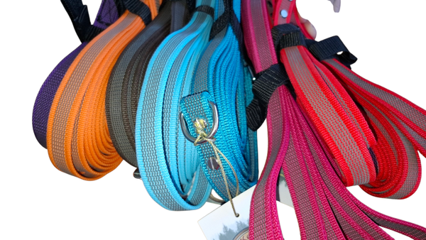 ⚡ STARKesHERZ Basis-Linie: Gummierte Schleppleine "Braun 10,3 m"