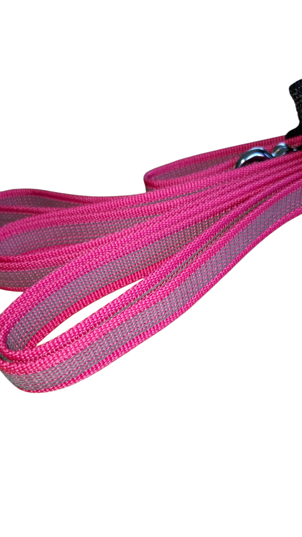 ⚡ STARKesHERZ Basis-Linie: Gummierte Schleppleine "Pink 4,5 m"
