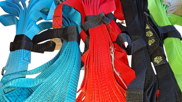 ⚡ STARKesHERZ Basis-Linie: Fährtenleine aus Gurtband (ohne Schlaufe) "Schwarz 4,5 m"