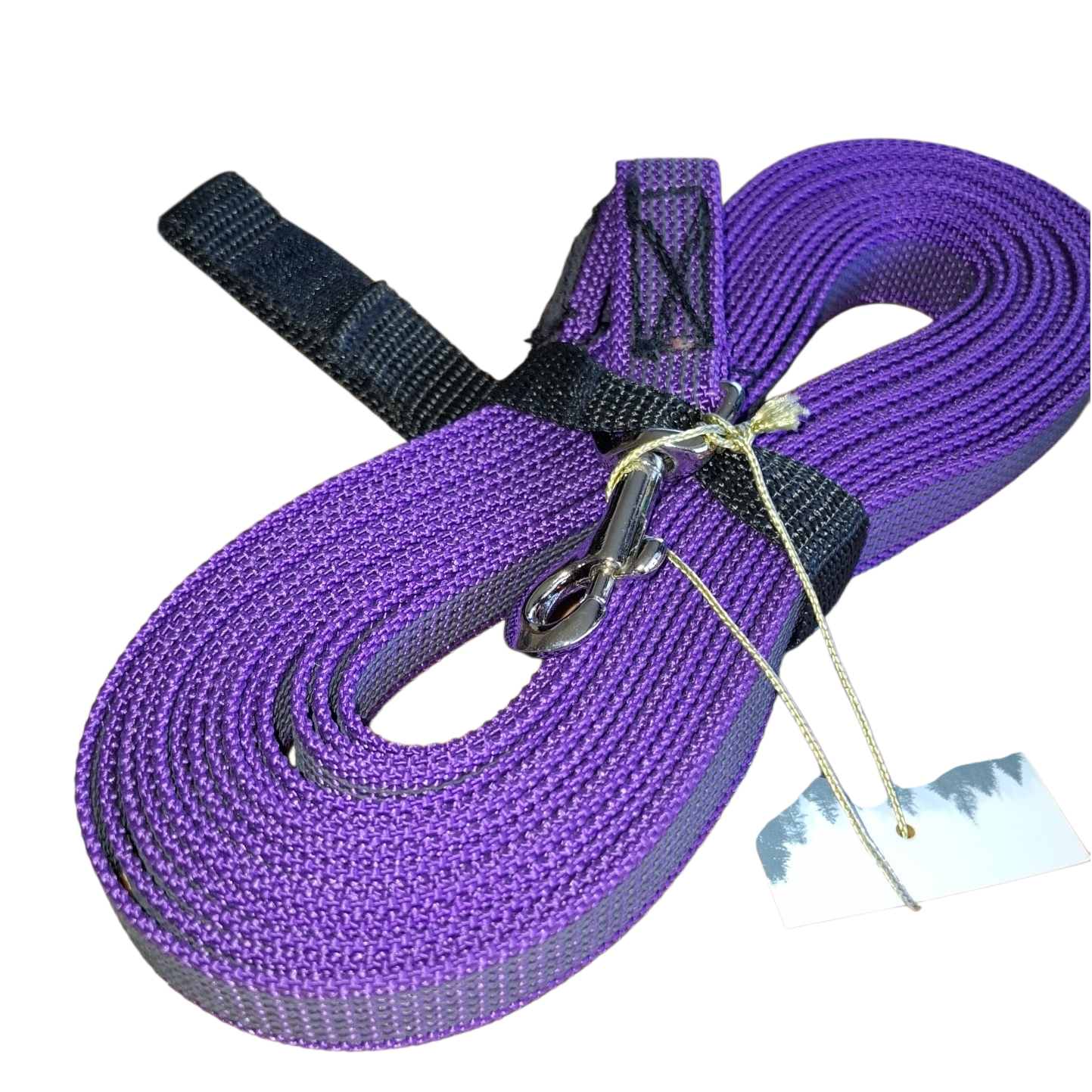 ⚡ STARKesHERZ Basis-Linie: Gummierte Schleppleine "Lila 4,7 m"