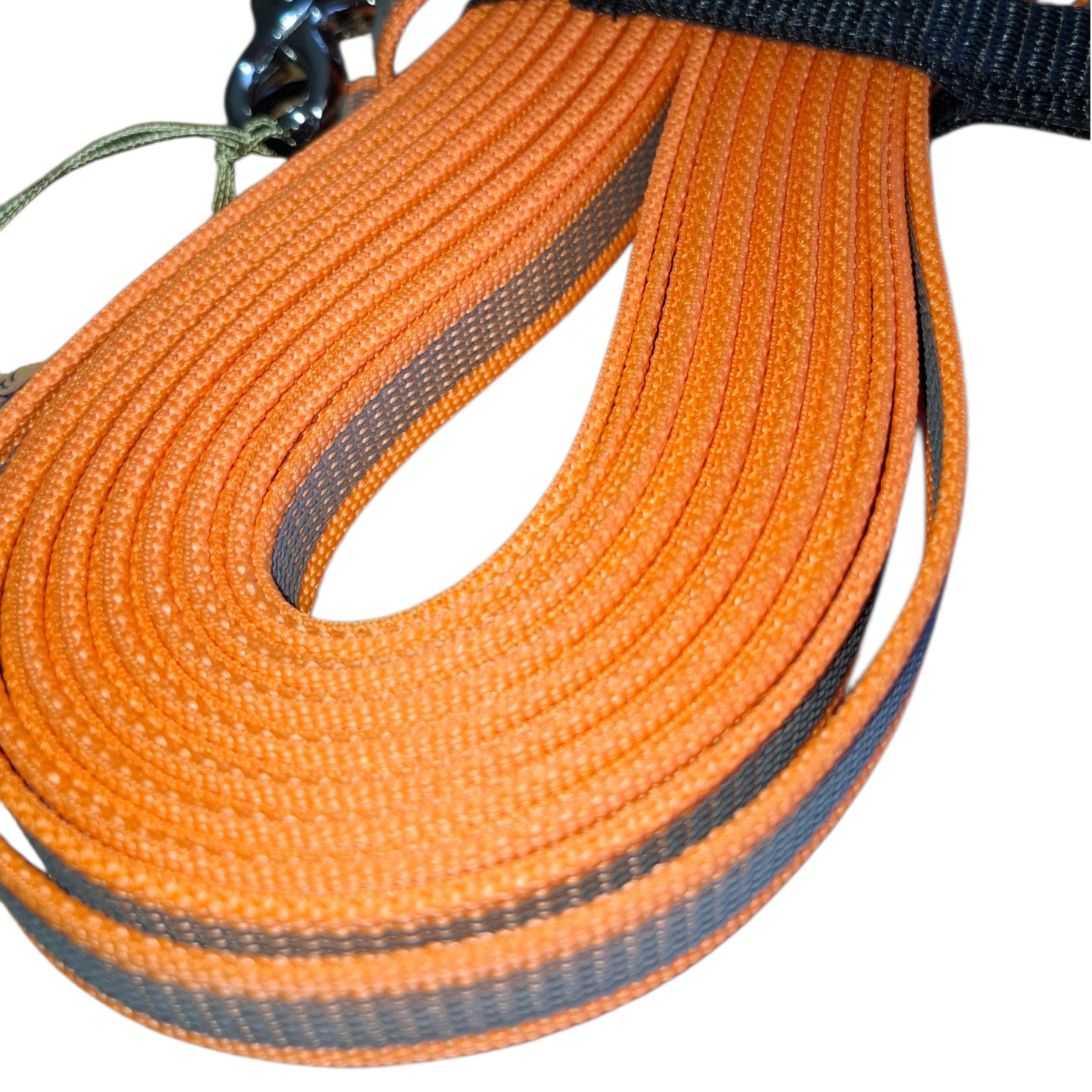 ⚡ STARKesHERZ Basis-Linie: Gummierte Schleppleine "Orange 10,8 m"